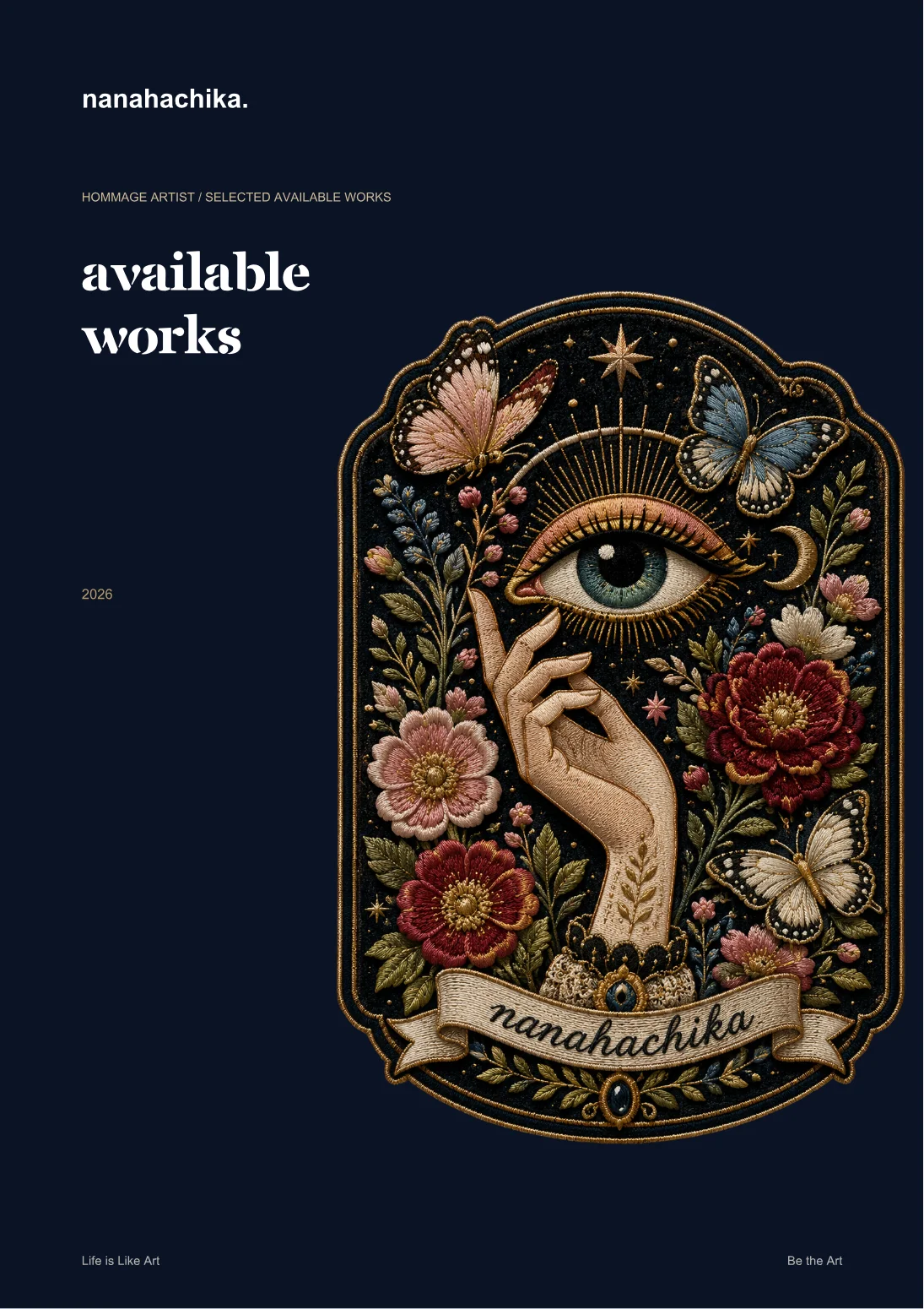 AVAILABLE WORKS 2026 — 作品集をひらく。